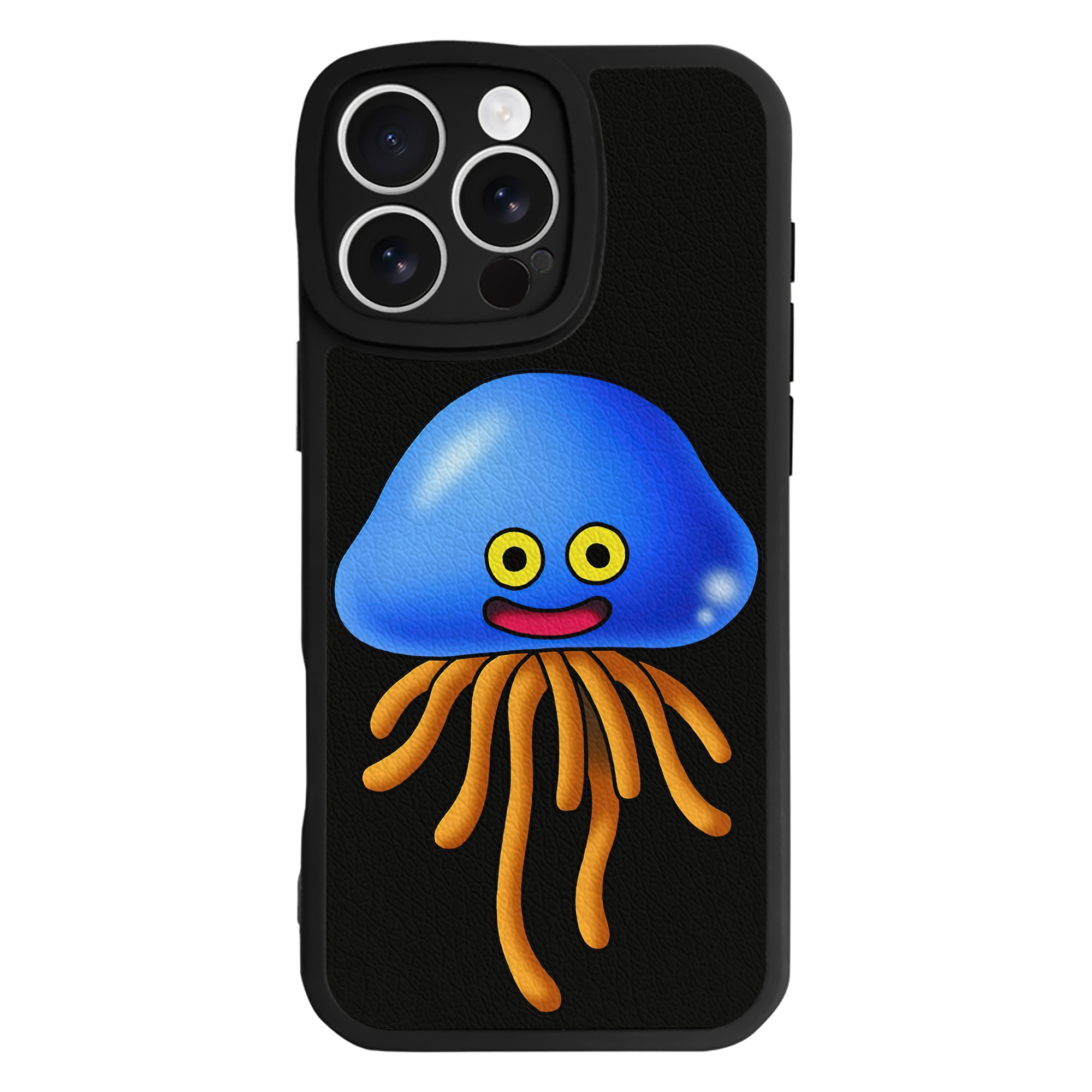 （画像用） ドラゴンクエスト Doragon Kuesuto Dragon Quest 【iPhone 16シリーズ対応】シリコンスマホケース（レザー調） 材質：シリコン